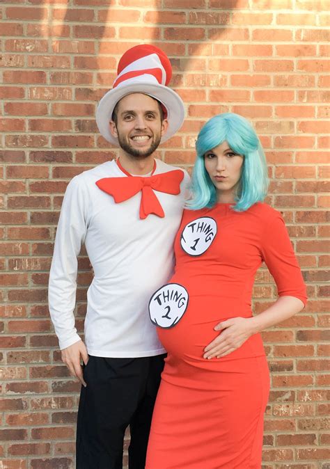 best pregnant couple halloween costumes|family costumes with pregnant mom.